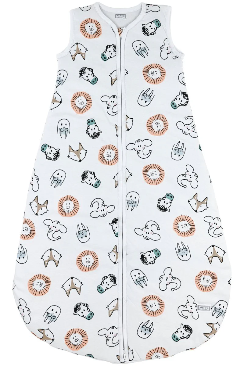 Meyco Baby Animal Baby Slaapzak Rond Multicolour