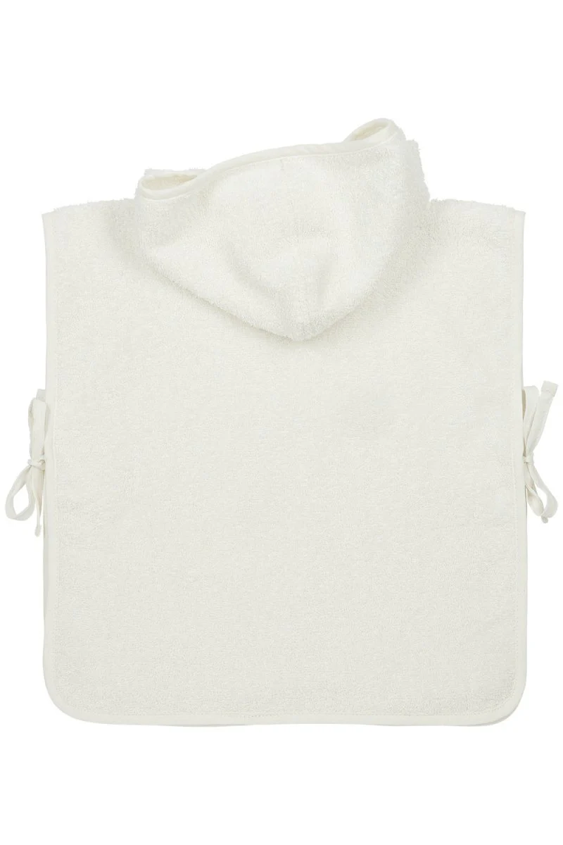 Meyco Badponcho 1-3 Jaar Basic Badstof Offwhite - Image 2