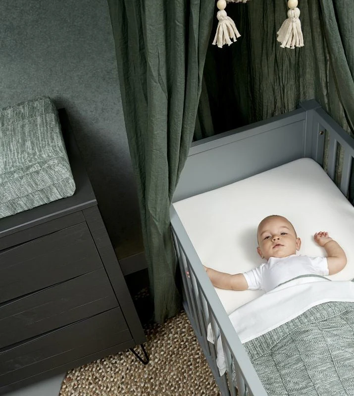 Meyco Klamboe Baby Uni Forest Green - Image 3