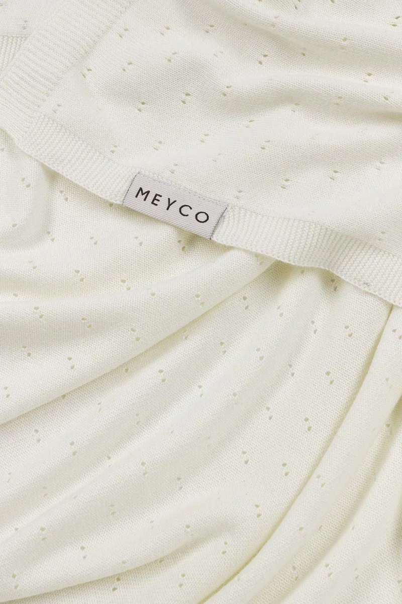 Meyco Ledikantdeken Bamboe Offwhite 100X150cm - Image 3