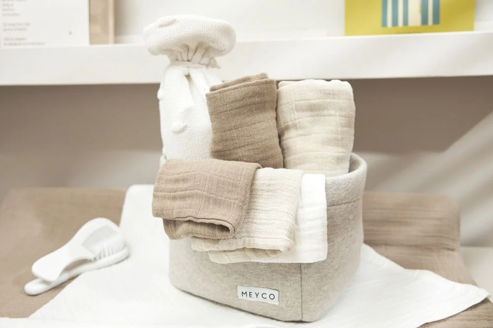 Meyco Monddoekje 3-Pack Offwhite/Soft Sand/Taupe 30X30cm - Image 2