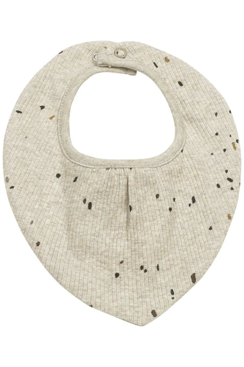 Meyco Slabbetje Rib Mini Spot 2-Pack Sand Melange - Image 3