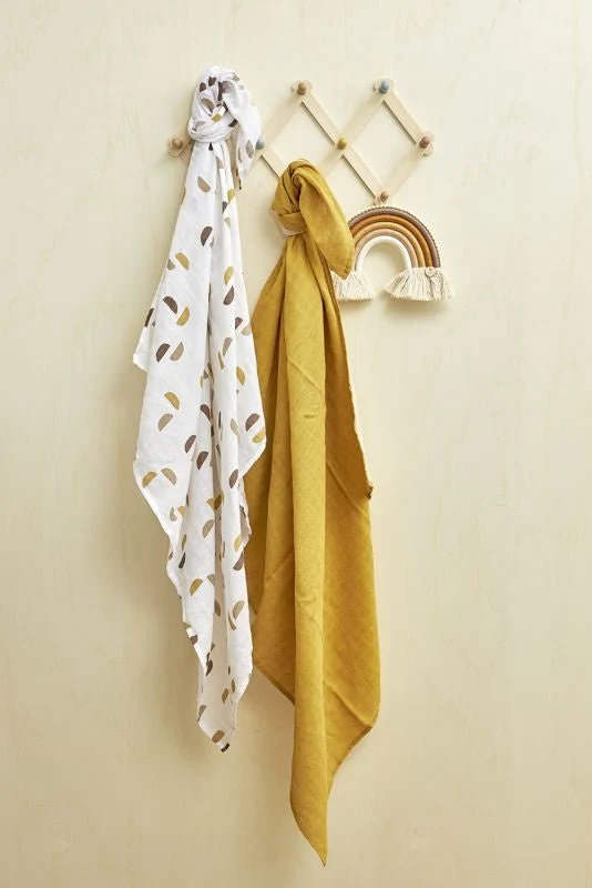 Meyco Wasbare Luier Shapes Honey Gold 3st - Image 3