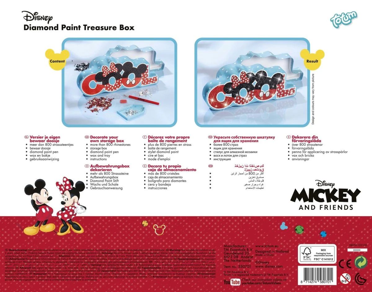 Mickey Mouse Bewaardoos Diamond Painting Set - Image 7