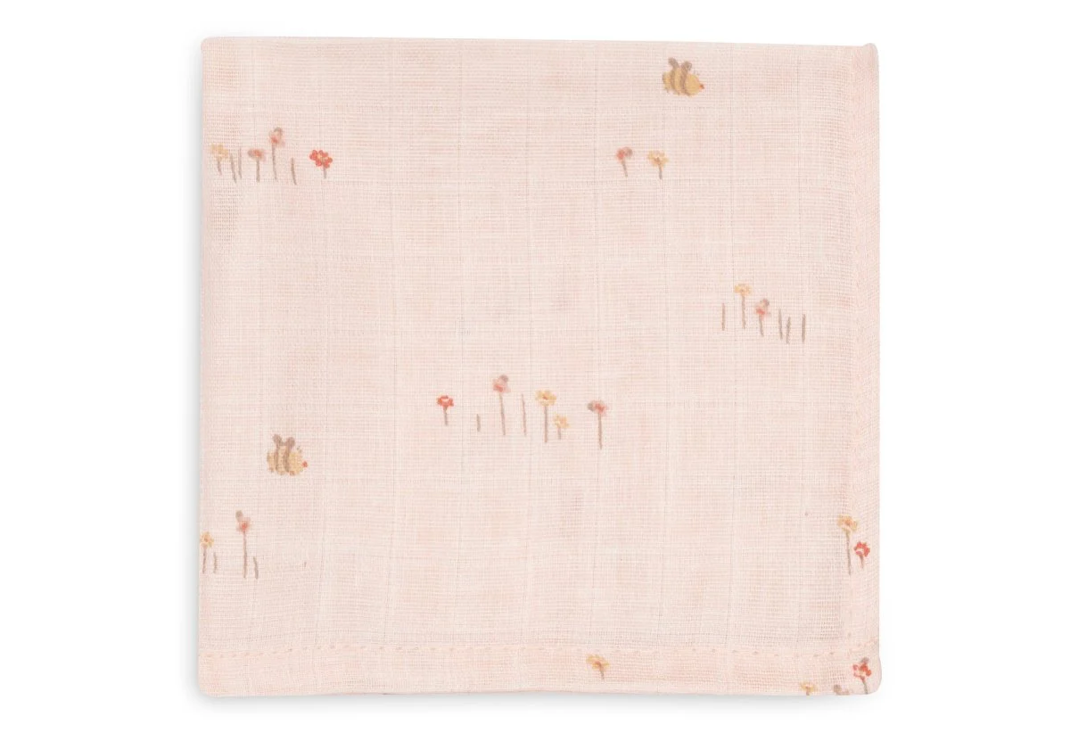 Monddoekje Hydrofiel 31x31cm - Pretty Picnic - 3 Stuks - Image 2