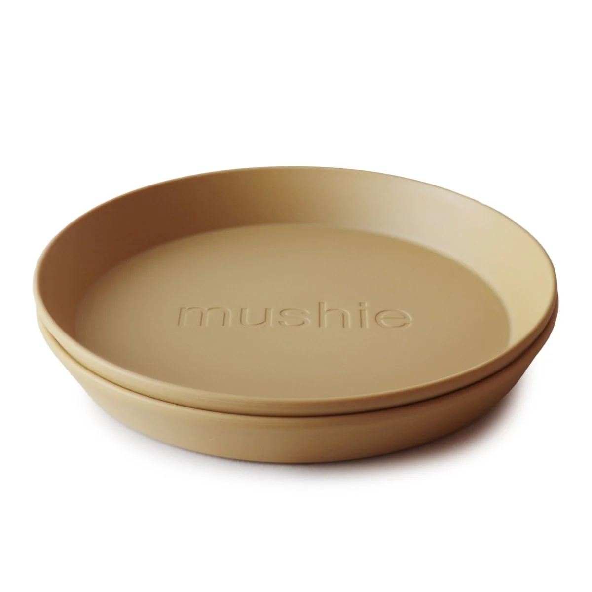 Mushie Baby Bordje Rond Mosterd 2st - Image 2