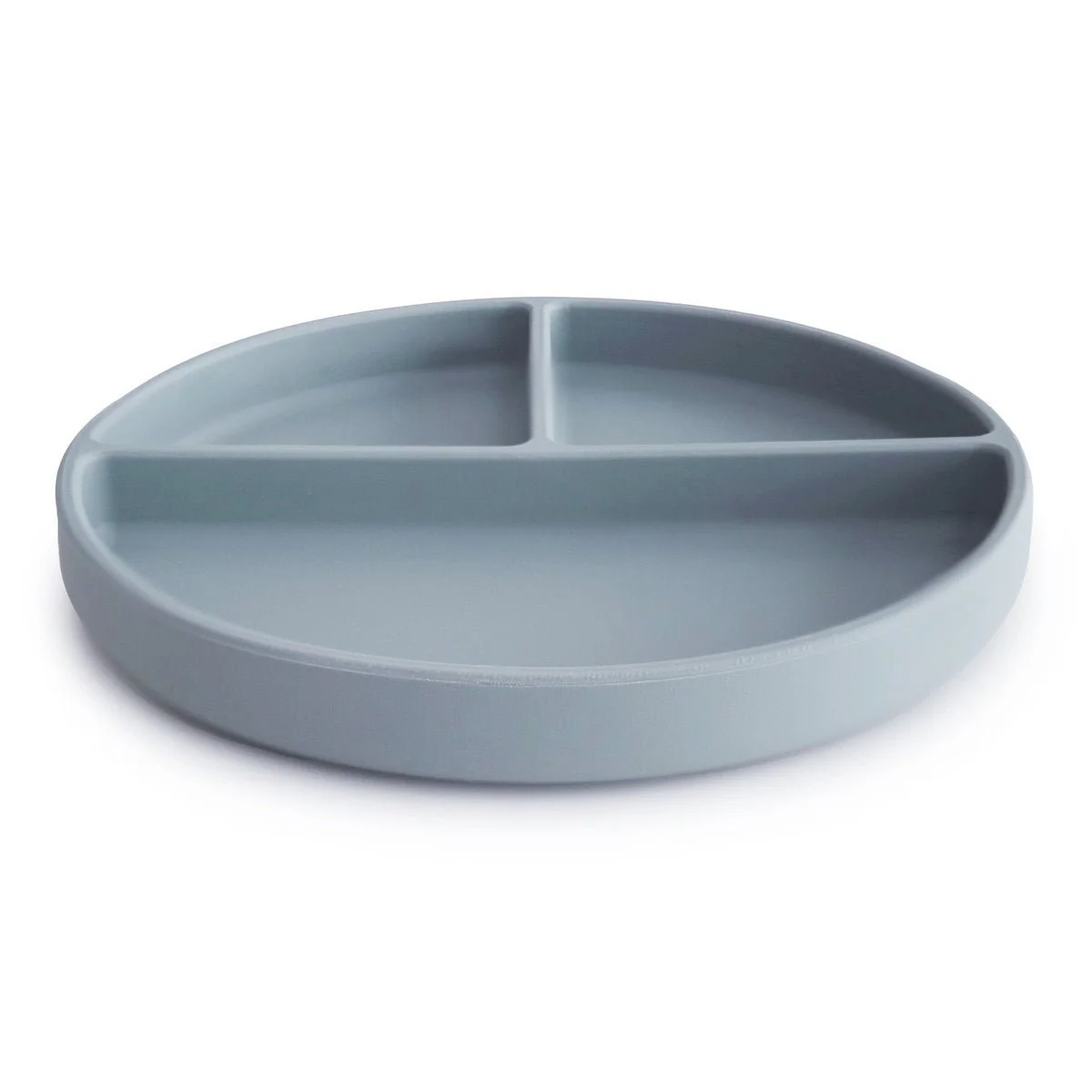 Mushie Baby Bordje Silicone Powder Blue - Image 2