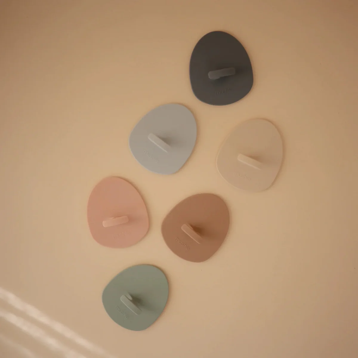 Mushie Babyborstel Anti-Berg Tradewind Periwinkle 2St - Image 4