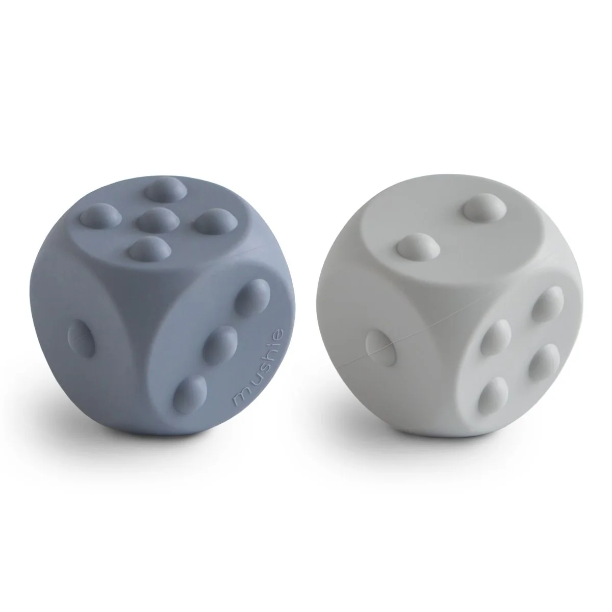 Mushie Educatief Speelgoed Dobbelstenen Tradewinds/Stone 2st