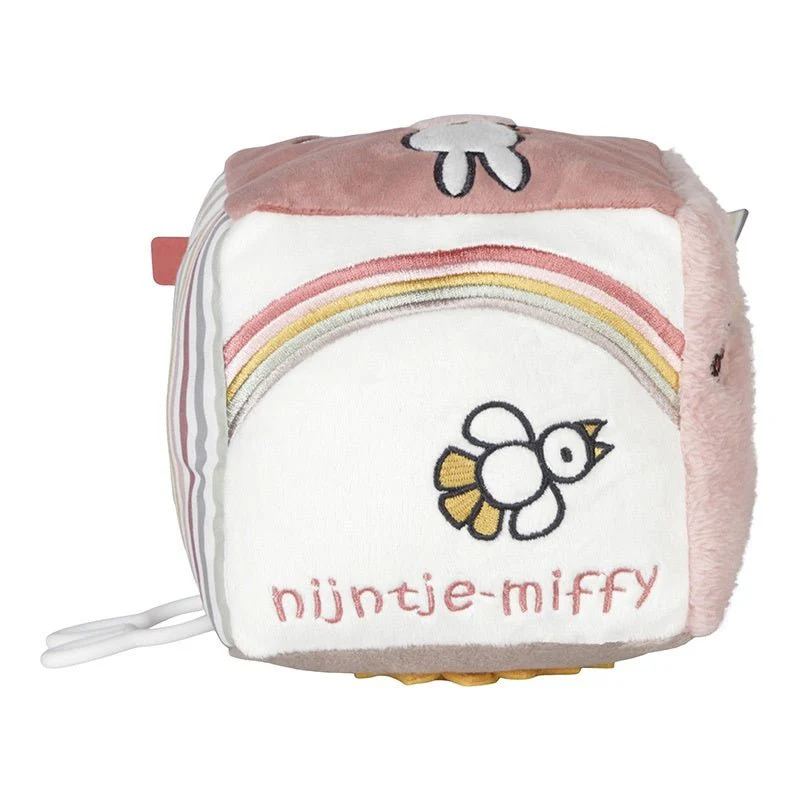 Nijntje Educatief Speelgoed Fluffy Kubus Pink - Image 3