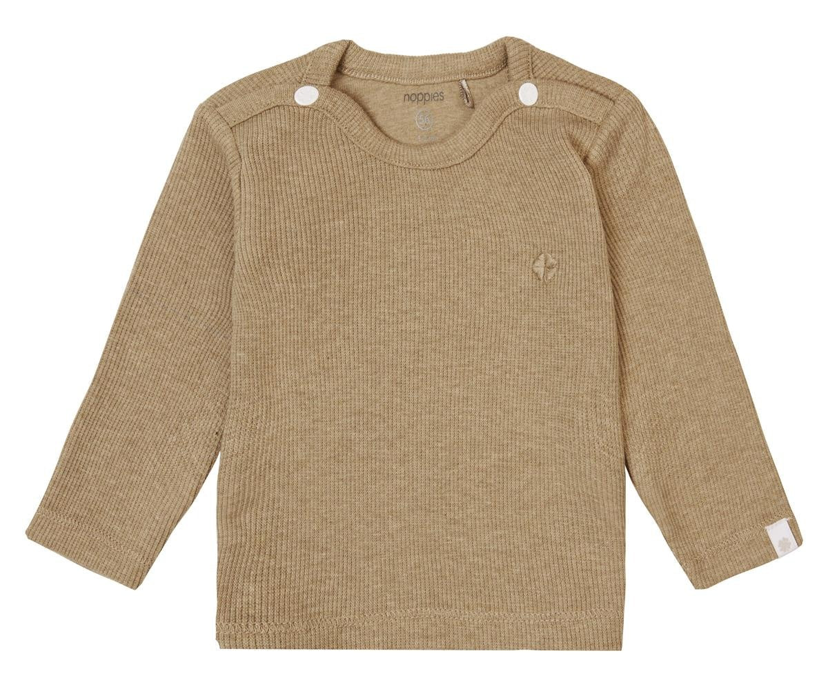 Noppies Baby Shirt Natal Light Green Melange