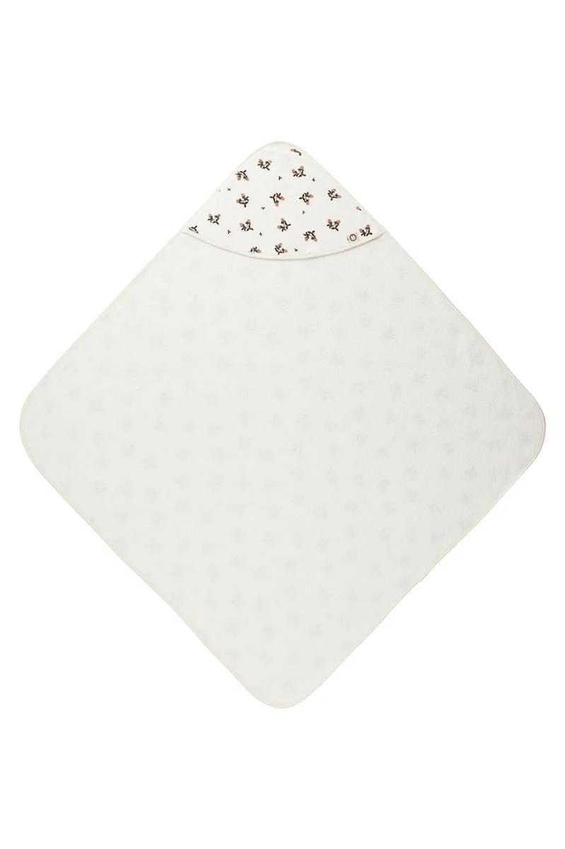 Noppies Badcape Baby Badstof Bloeiende Klaver Jet Stream - Image 3