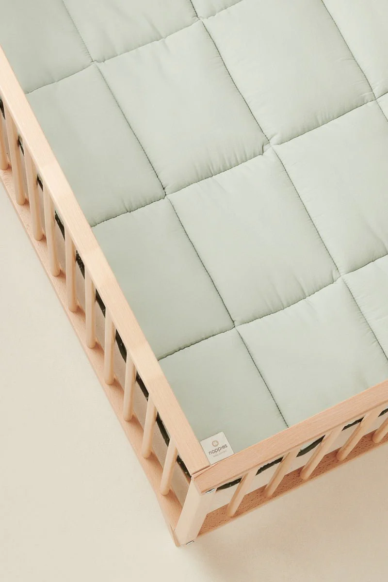 Noppies Botanisch mousseline boxkleed omkeerbaar Beetle 100x135cm - Image 5