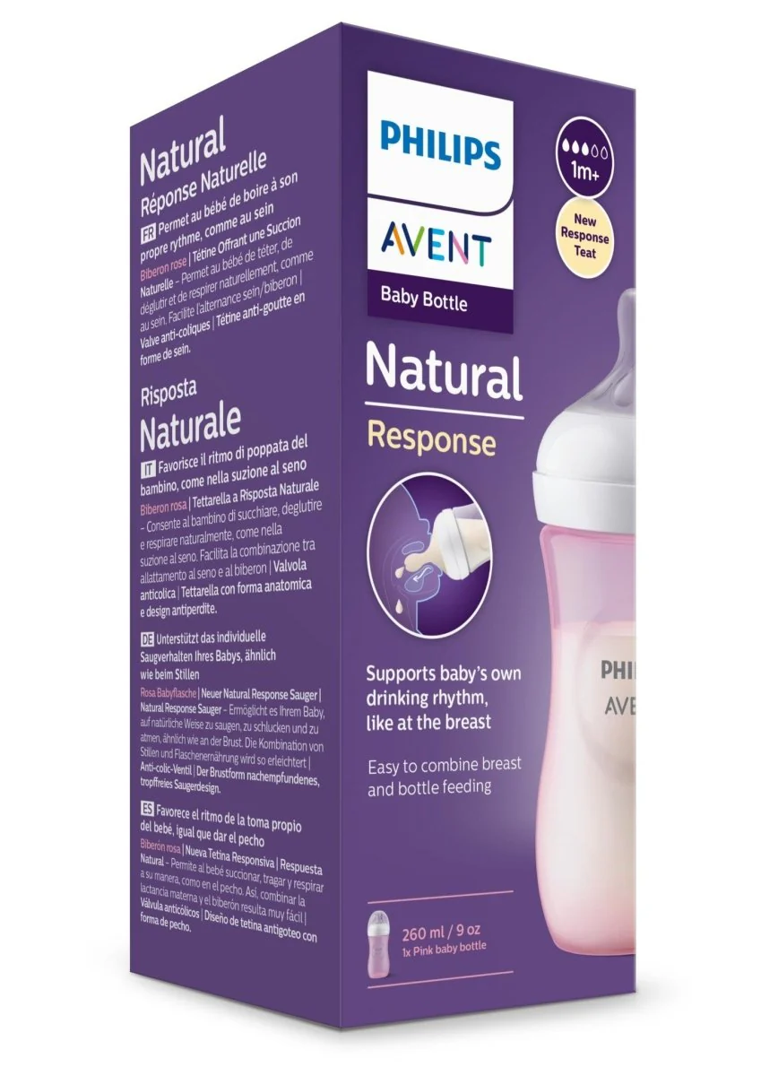 Philips Avent Babyfles 3.0 Roze 260ml - Image 4