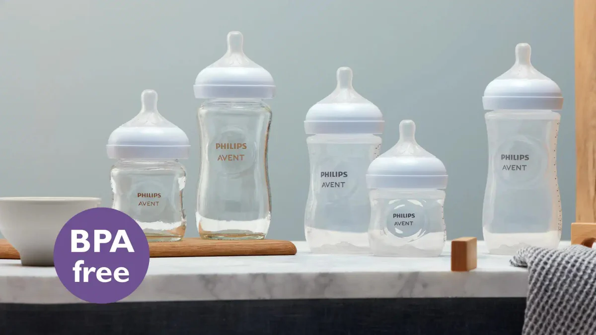 Philips Avent Babyfles Natural 3.0 Starterset 5X Fles Glas - Image 2