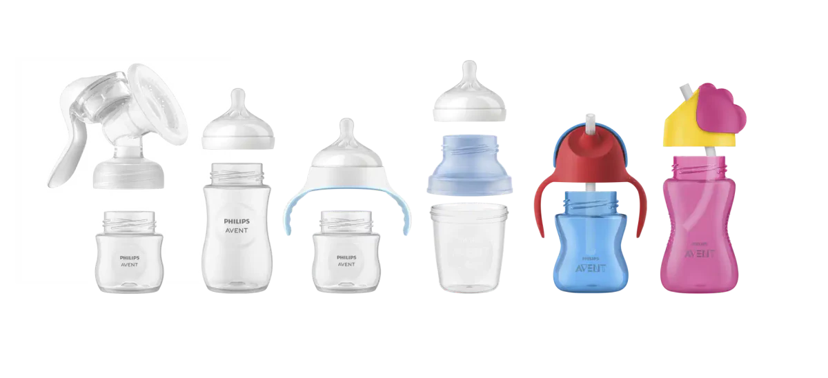 Philips Avent Babyfles Natural 3.0 Starterset 5X Fles Glas - Image 4