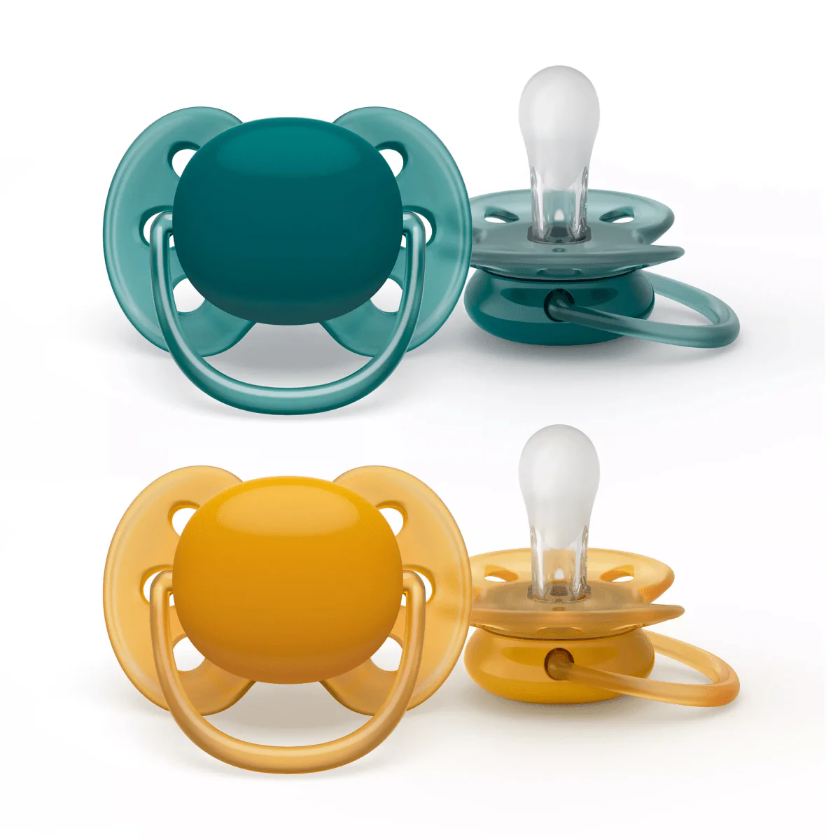 Philips Avent Fopspeen Soft +6 Mnd Groen/Geel 2st