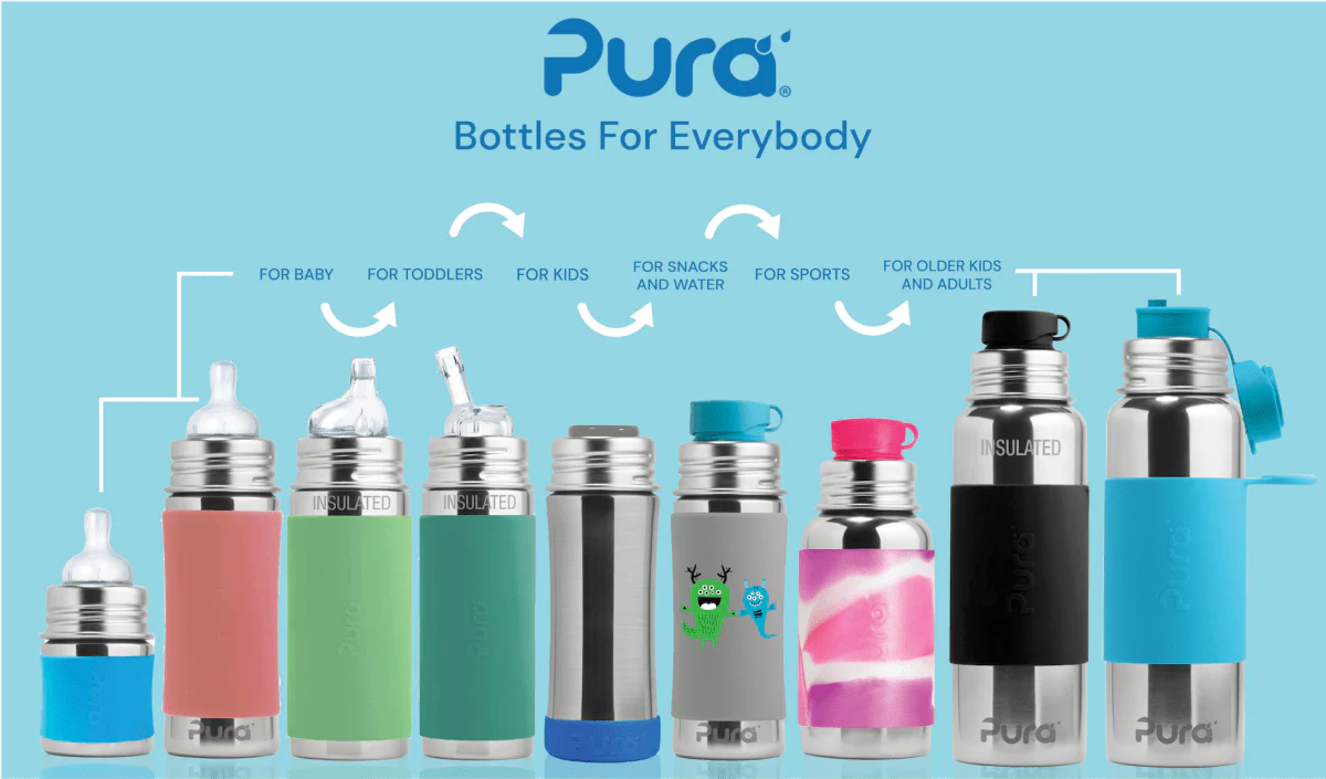 Pura Thermosfles Rvs 260 Ml Tuitspeen Moss Sleeve - Image 4