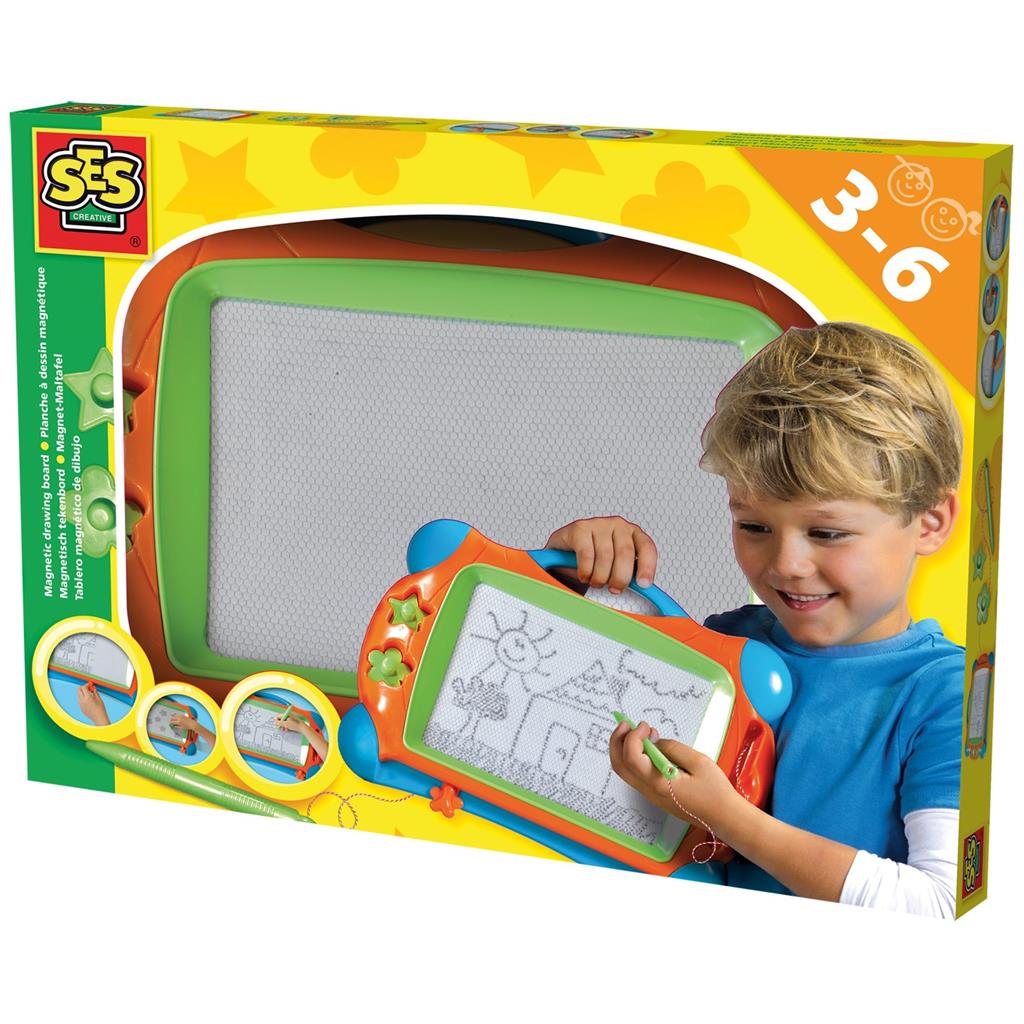 SES Creative Magnetisch Tekenbord Inclusief Stempels