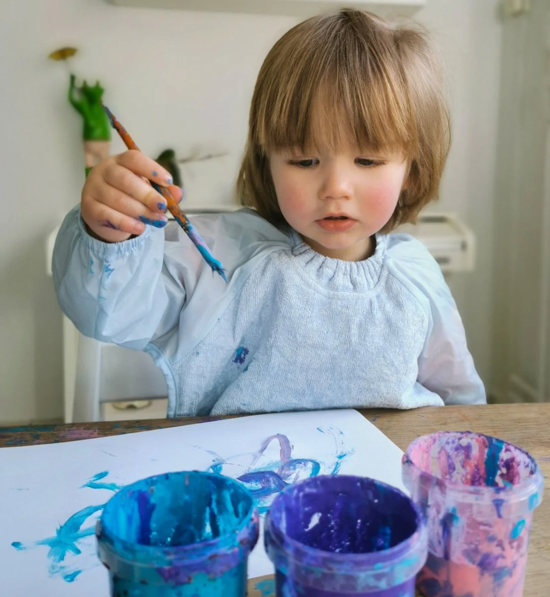 Silly Billyz Slabbetje Small Met Long Sleeve Dusty Blue - Image 18