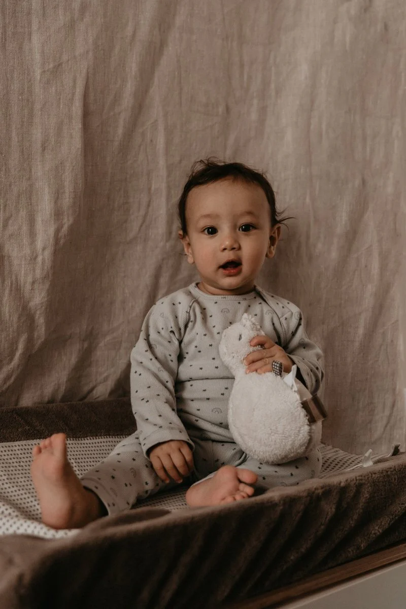 Snoozebaby Knuffel Organic Beer Bobby Stone Beige - Image 2