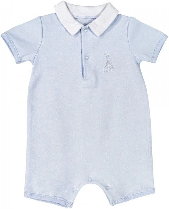 Sophie de Giraf Baby Jumpsuit 1-Delig Pakje Kraagje Blauw