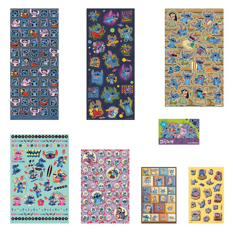 Stitch Stickers 7st - Image 2