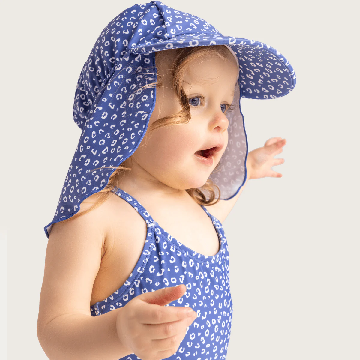 Swim Essentials Badpak Kind Blue Leopard - Image 5