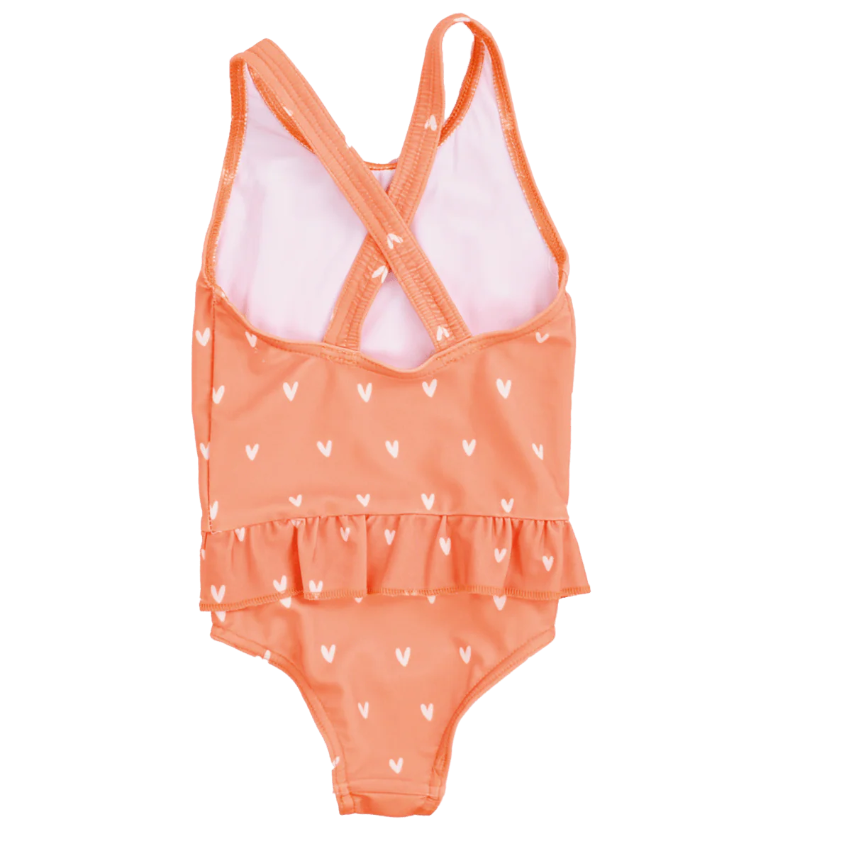Swim Essentials Badpak Kind Hartjes Oranje - Image 2