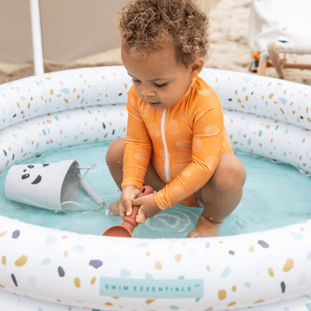 Swim Essentials Zwembad Kind Blauw Wit 1M - Image 4