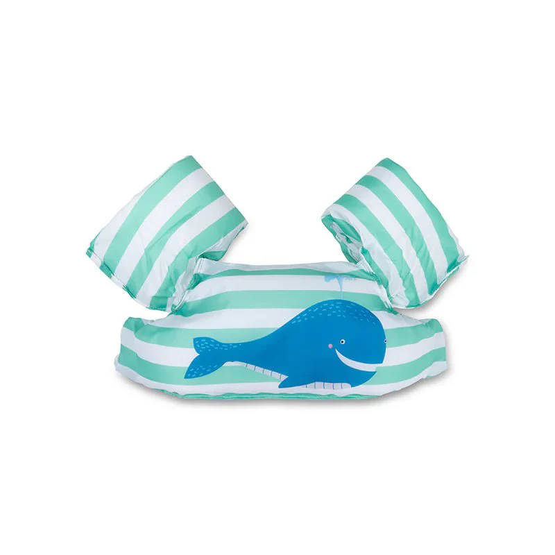 Swim Essentials Zwemvest Puddle Jumper Green Whale 2-6 Jaar