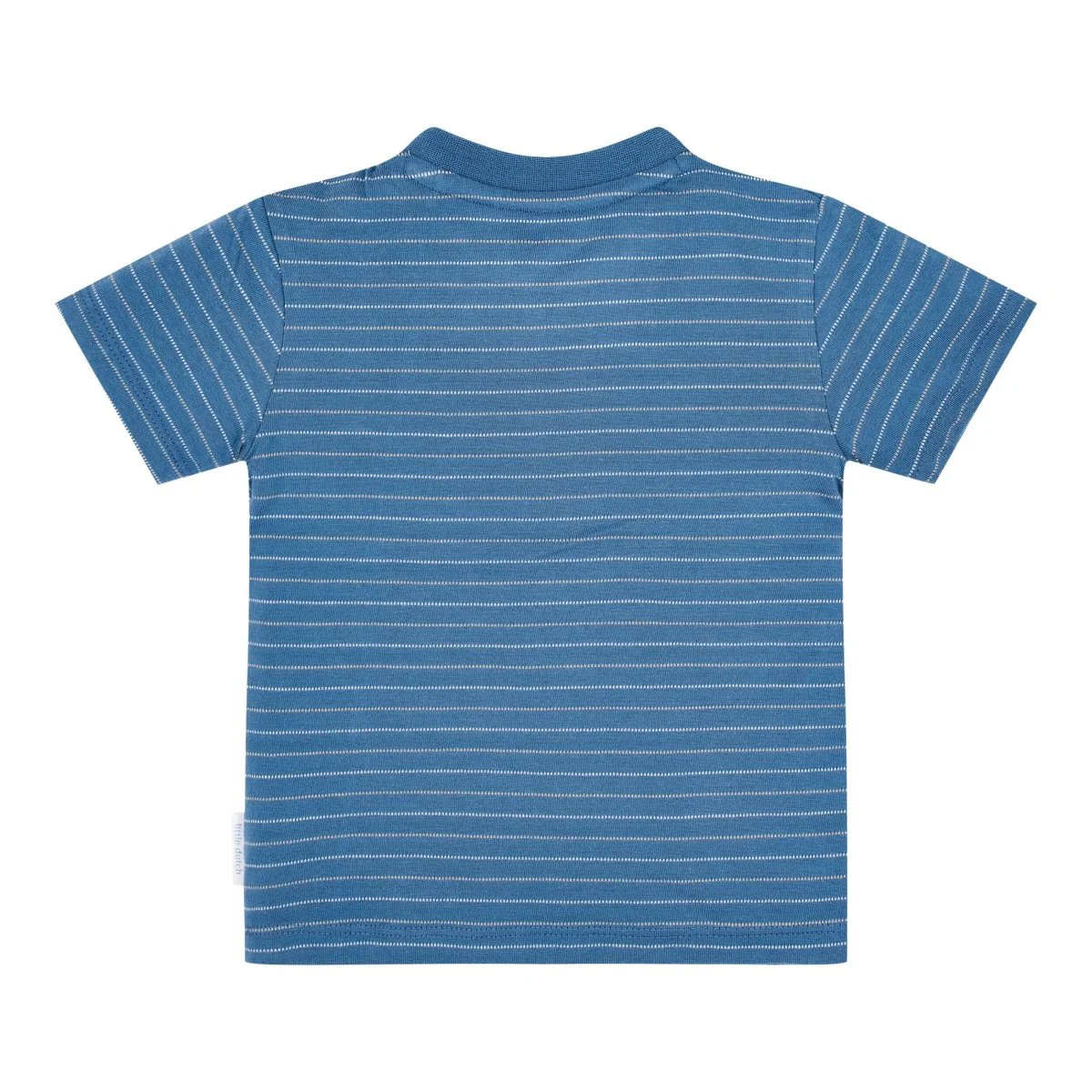T-shirt korte mouw Indigo stripe - Image 2