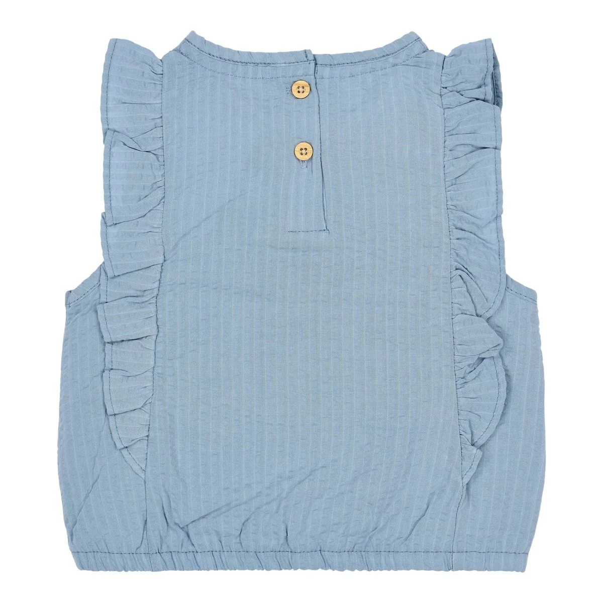 T-shirt mouwloos Denim Blue - Image 2