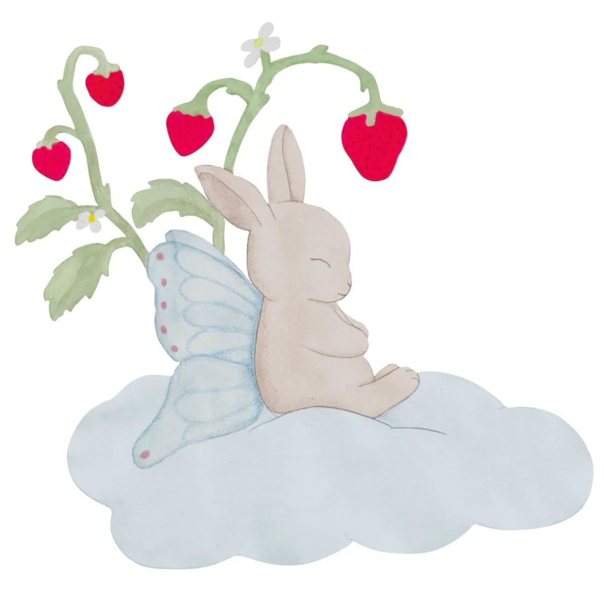That's Mine Muursticker Strawberry Dreams Beige