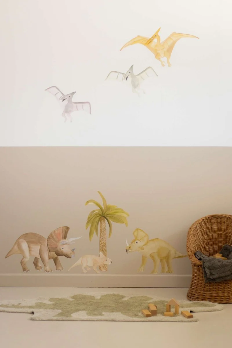 That's Mine Muursticker Triceratops Multi Mother 51X32Cm Baby 31X14,5Cm - Image 2