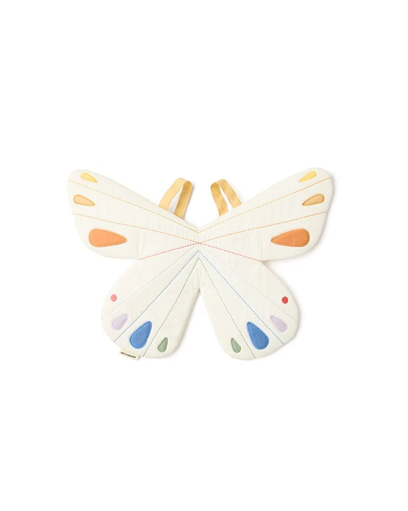Witte vlinder verkleedkleding